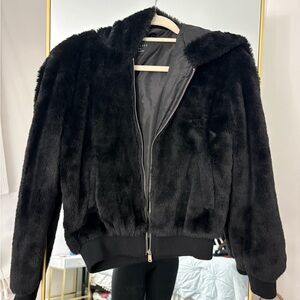 Love Tree Black Teddy Jacket
